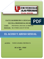 El Acoso y Abuso Sexual