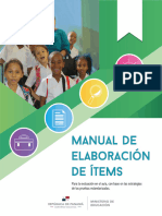 Manual de Elaboración de Ítems - 2021