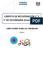 E2 Estudiantes Intermitentes Carpeta de Recuperación de 1° y 2° - EPT - Jorge Luis Juarez Morales