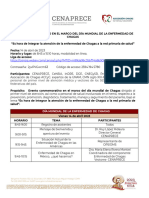 Agenda Dia Mundial de Chagas 2023