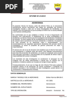 Informe de Avance - HC-CMQ DGAC 27 Agosto 2021