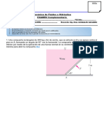 EXAMEN COMPLEMENTARIO FINAL Mecanica de Fluidos e Hidraulica