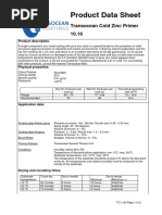 Product Data Sheet: Transocean Cold Zinc Primer 10.16