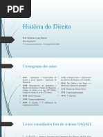 História Do Direito - Slides 2 Aula