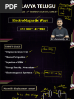 Electromagnetic Wave Class 12 Eamcet