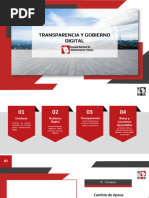 Transparencia y Gobierno Digital