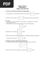 Question Bank 1