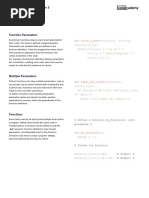 Learn Python 3 - Functions Cheatsheet - Codecademy