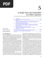 A Single Nano Dot Embedded in A Plate Capacitor