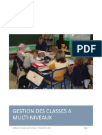 Dossier Classes Multiniveaux 2016