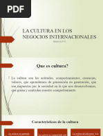 La Cultura en Los Negocios Internacionales Semana 02