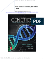 2015 Genetics From Genes To Genomes 5th Edition 5th Edition Test Bank