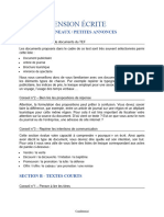 Preparation Et Conseils TEF