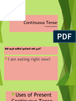 Present Continuous Tense