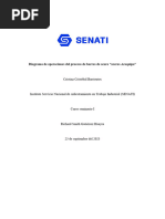 Diagrama de Operaciones Del Proceso de Barras de Acero