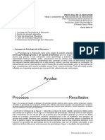 Psicología de La Educación Tema 1