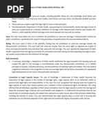 Case #12 Goodridge v. Department of Public Health (2003) 440 Mass. 309