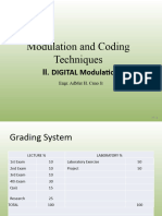 Modulation and Coding Techniques M2