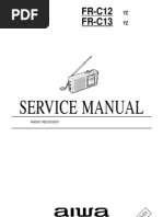 Service Manual: FR-C12 FR-C13