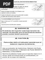 Procedimiemto de Ajuste Del Inyector Por Recorrido Kta50