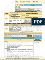 5to Grado Octubre - Inglés (2023-2024)