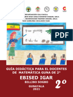 Guía Didáctica para El Docente Matemática (Lengua Guna) 2do Grado