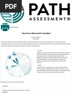 PATH Assessment® (Servant Leader) Result - GoodJob