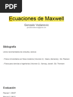 Clase 1 - Ecuaciones de Maxwell