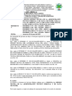 Oficio #013 - Solicito Opinion Técnica Del Atffs Sobre El Permiso de La Tala de Un Arbol - El Encanto