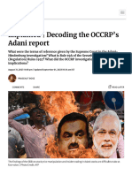 Decoding The OCCRP's Adani Report