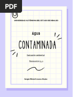 Act2 - Caracterizacion de Agua Contaminada - Licona Alcala Sergio Michell