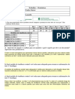 Trabalho de Estatística Nelcindo Da Silva C Junior