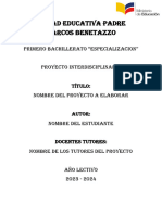 Formato Basico Proyecto