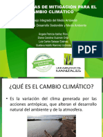 Alternativas de Mitigación Al Cambio Climático U2