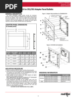 CRA000AD - G3 To CR1CR3 Adapter Panel Product Manual