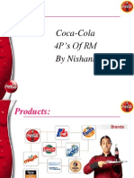 Coca-Cola 4P's of RM by Nishant