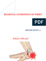 Regional Conditions of Wrist