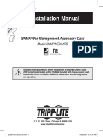 Tripp Lite Owners Manual 843355