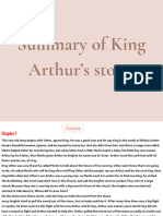 Summary of King Arthur's Story