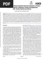 Artificial Neural Network - Based Numerical Model To Predict Flexural Capacity of Masonry Panels Strengthened With Textile Reinforced Mortar