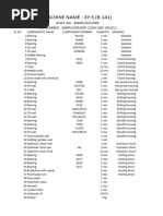 Part List of - Xy-5 (R-141)