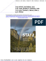 Solution Manual For Stat2 2nd Edition Ann Cannon George W Cobb Bradley A Hartlaub Julie M Legler Robin H Lock Thomas L Moore Allan J Rossman Jeffrey A Witmer Full Download