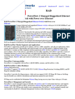 PowerFlow-2 Managed Ruggedized Ethernet Switch With Power Over Ethernet - Call - 727-398-5252 Your Best DataCom Source For PowerFlow-2 From RAD