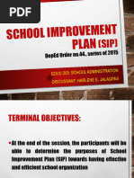 Jalagpas, Harlene E. - School Improvement Plan