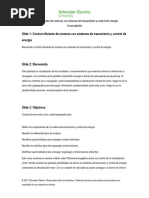 TRANSCRIPT Control Eficiente de Motores Con Sistemas de Transmisión y Control de Energía