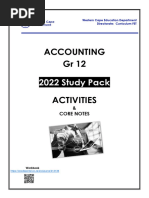 2022 GR 12 Accounting Study Pack Activities ENG