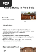 Kutcha House in Rural India