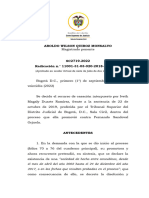 Aroldo Wilson Quiroz Monsalvo: (Aprobado en Sesión Virtual de Siete de Julio de Dos Mil Veintidós)