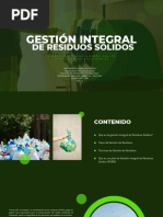 Gestión Integral de Residuos Solidos