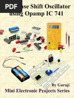 Guruji. RC Phase Shift Oscillator Using Opamp IC 741... Electronics 2021